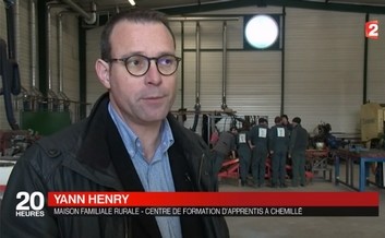 MFR-CFA Chemillé : voir le reportage sur la MFR au JT du 20h de France 2