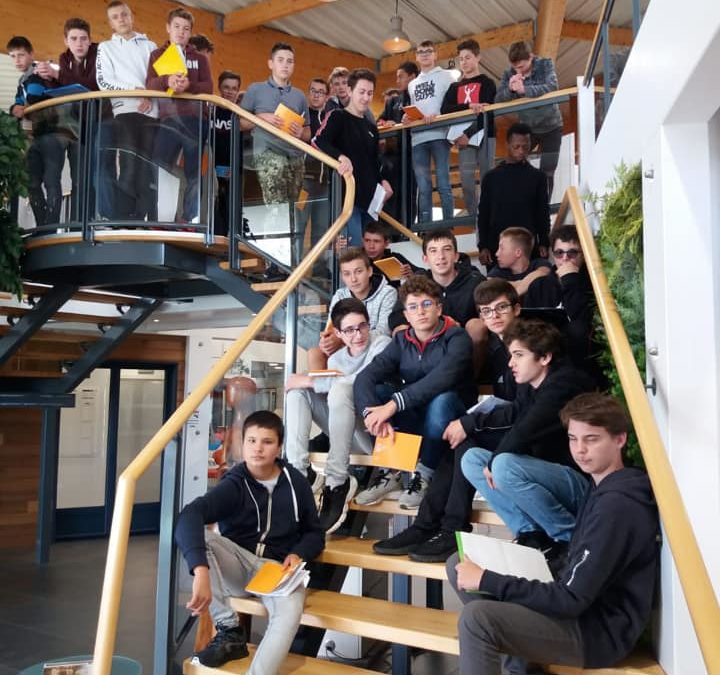 MFR-CFA Chemillé : Visite de l&rsquo;entreprise GMB pour les 3ème